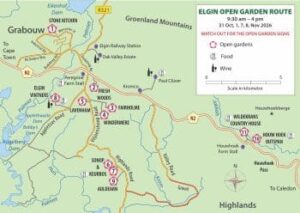 Elgin Open Gardens 2026 map